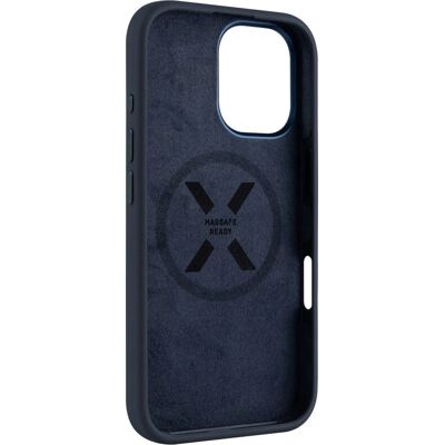Coque Bleue Fixed MagFlow iPhone 16 avec MagSafe - Publicité Coque Bleue Fixed MagFlow iPhone 16 avec MagSafe - Publicité