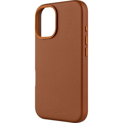Hnědé kožené pouzdro s podporou MagSafe pro iPhone 16 Hnědé kožené pouzdro s podporou MagSafe pro iPhone 16