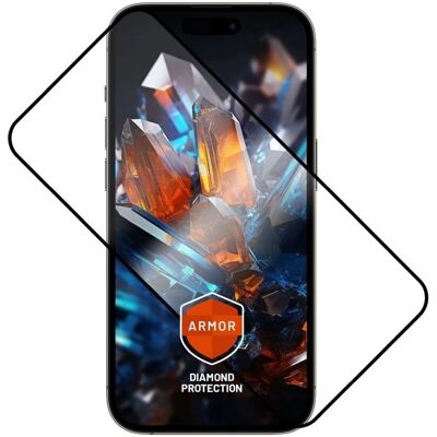 Fixed iPhone 15/iPhone 16 Displayschutz - Stoßfest Fixed iPhone 15/iPhone 16 Displayschutz - Stoßfest