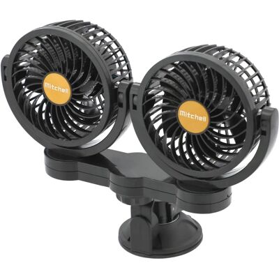 MITCHELL - DUO - 2x11cm - 24V - Ventilátor MITCHELL - DUO - 2x11cm - 24V - Ventilátor