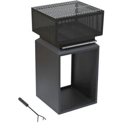 Cattara 74cm Stalowy Palenisko - Powłoka Czarna Odporna na Wysokie Temperatury Cattara 74cm Stalowy Palenisko - Powłoka Czarna Odporna na Wysokie Temperatury