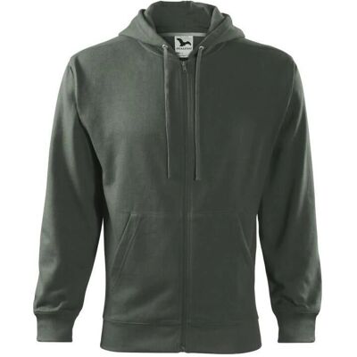 Malfini - 410 - Castor gray - S - Sweat zippé - Publicité Malfini - 410 - Castor gray - S - Sweat zippé - Publicité