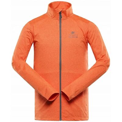 Kurtka Męska Goll od Alpine Pro - Pomarańczowa - Slim Fit - Szybkoschnąca - Sport Kurtka Męska Goll od Alpine Pro - Pomarańczowa - Slim Fit - Szybkoschnąca - Sport