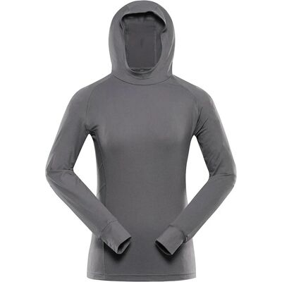 Alpine Pro Izara Szara Bluza z kapturem - Hooded sweatshirt Alpine Pro Izara Szara Bluza z kapturem - Hooded sweatshirt