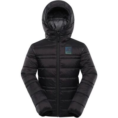 Geacă de copii Alpine Pro Douwo neagră - reversibilă, caldă & ușoară Geacă de copii Alpine Pro Douwo neagră - reversibilă, caldă & ușoară