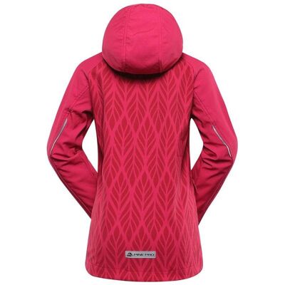 Chaqueta Niños Ezoro de Alpine Pro - Rosa - Estirable - Transpirable - Softshell Chaqueta Niños Ezoro de Alpine Pro - Rosa - Estirable - Transpirable - Softshell