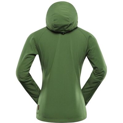 Giacca femminile verde Alpine Pro Hoora - Softshell Giacca femminile verde Alpine Pro Hoora - Softshell