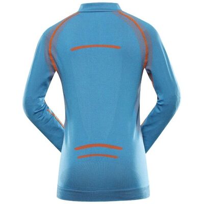 Tricou pentru copii Seamo de Alpine Pro - Albastru - Absorbție umiditate Tricou pentru copii Seamo de Alpine Pro - Albastru - Absorbție umiditate