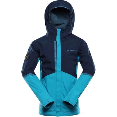 Alpine Pro Noremo 2 - Kurtka dziecięca wodoodporna - Niebieska Alpine Pro Noremo 2 - Kurtka dziecięca wodoodporna - Niebieska