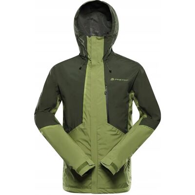 Kurtka wodoodporna Alpine Pro Norem 2 - Zielona - XXXL Kurtka wodoodporna Alpine Pro Norem 2 - Zielona - XXXL