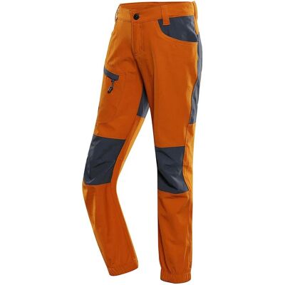 Alpine Pro - Akano - Spodnie Softshell Dla Dzieci - Pomarańczowe Alpine Pro - Akano - Spodnie Softshell Dla Dzieci - Pomarańczowe