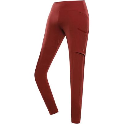 Alpine Pro Gerwa 2 Womens Red Leggings - Sports Leggings Alpine Pro Gerwa 2 Womens Red Leggings - Sports Leggings