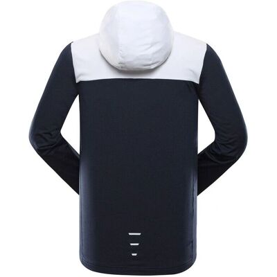 Alpine Pro Fanc Męska niebieska bluza z kapturem - Bluza Alpine Pro Fanc Męska niebieska bluza z kapturem - Bluza