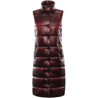 ALPINE PRO UREFA Merlot Damska Wodoodporna Kamizelka ALPINE PRO UREFA Merlot Damska Wodoodporna Kamizelka