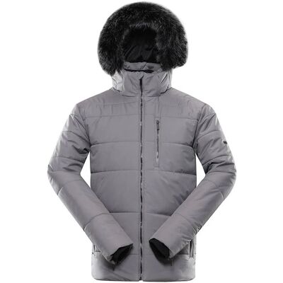 Giacca Frost Gray ALPINE PRO LODER - Uomo Impermeabile Giacca Frost Gray ALPINE PRO LODER - Uomo Impermeabile