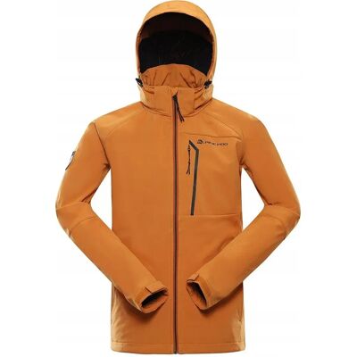 Kurtka softshell ALPINE PRO Hoor Dąb Złoty - Mężczyzna Kurtka softshell ALPINE PRO Hoor Dąb Złoty - Mężczyzna