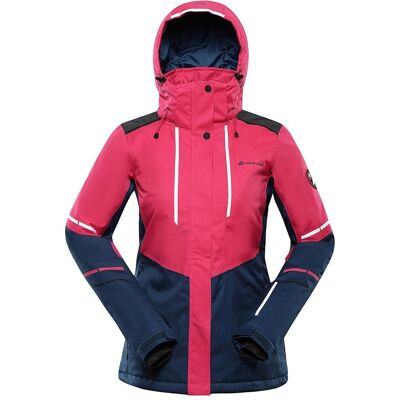 ALPINE PRO ZARIBA Fuchsia Ski Jacket - Ski Jacket ALPINE PRO ZARIBA Fuchsia Ski Jacket - Ski Jacket