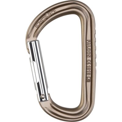 Mosquetón de aluminio Ocun Falcon Straight - Ligero, Confiable, EN 12275 Mosquetón de aluminio Ocun Falcon Straight - Ligero, Confiable, EN 12275