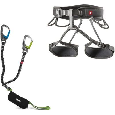 Conjunto de Equipo de Escalada Ocun - Gris - M-XL Conjunto de Equipo de Escalada Ocun - Gris - M-XL