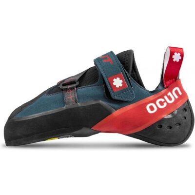 Zapato de escalada cómodo y técnico de Ocun - Azul/Rojo - Zapato de escalada Zapato de escalada cómodo y técnico de Ocun - Azul/Rojo - Zapato de escalada