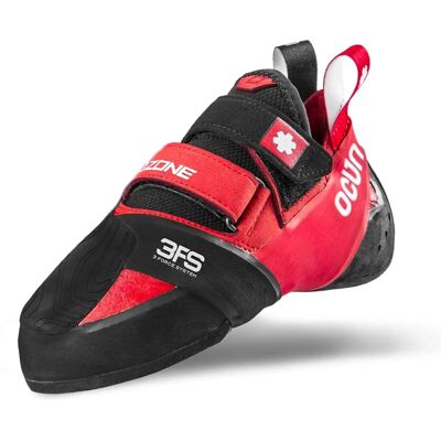Ocun Rote Vegane Kletterschuhe - Hochleistung, Mikrofaser, Vibram Ocun Rote Vegane Kletterschuhe - Hochleistung, Mikrofaser, Vibram