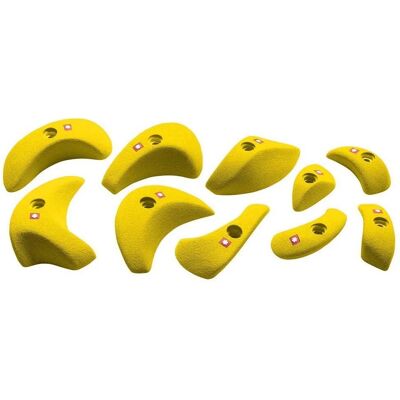 Ocun Klettergriffe Set - 10 Stück - Gelb Ocun Klettergriffe Set - 10 Stück - Gelb
