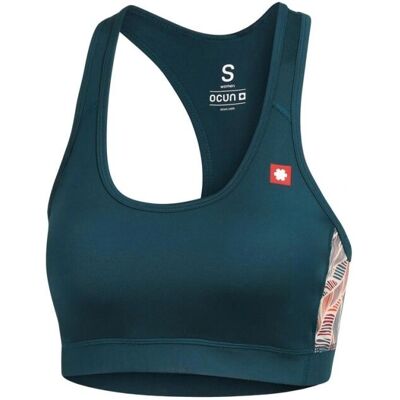 Ocun Vert Deep Teal Misty Soutien-Gorge Sportif - Haut Sportif - Publicité Ocun Vert Deep Teal Misty Soutien-Gorge Sportif - Haut Sportif - Publicité