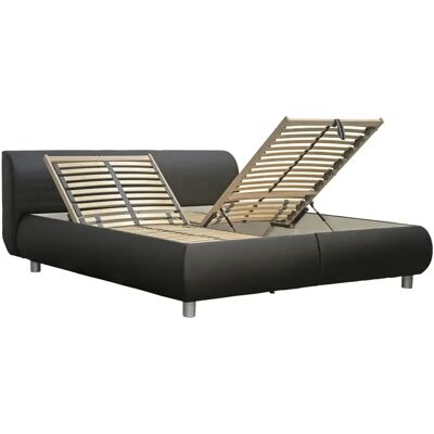 Sconto Galaxy Schwarzes Polsterbett - Doppelbett Sconto Galaxy Schwarzes Polsterbett - Doppelbett