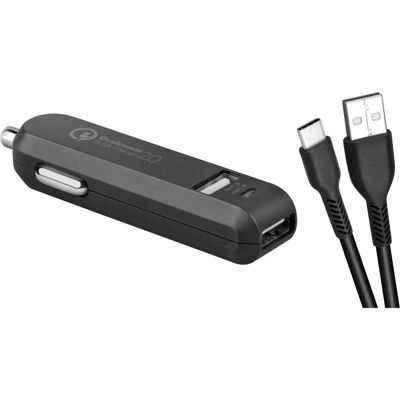 Avacom Carmax 2 Autoladegerät - Dual Quick Charge 2.0 - Schwarz Avacom Carmax 2 Autoladegerät - Dual Quick Charge 2.0 - Schwarz