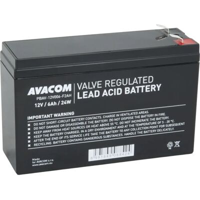 AVACOM PBAV-12V006-F2AH - Batterie UPS - Publicité AVACOM PBAV-12V006-F2AH - Batterie UPS - Publicité
