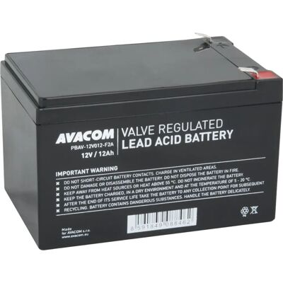 UPS baterie AVACOM PBAV-12V012-F2A - Těsněný olověný akumulátor - 12V 12Ah UPS baterie AVACOM PBAV-12V012-F2A - Těsněný olověný akumulátor - 12V 12Ah