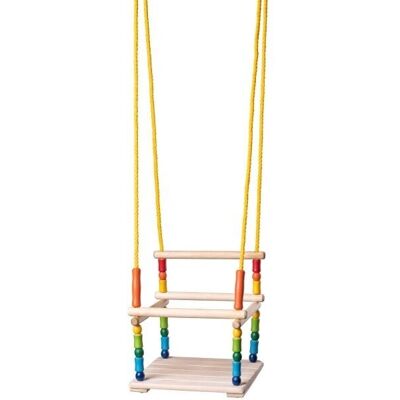 Woody Bunte Schaukelsitz für Kinder - Schaukelsitz für Kinder ab 3 Jahren Woody Bunte Schaukelsitz für Kinder - Schaukelsitz für Kinder ab 3 Jahren