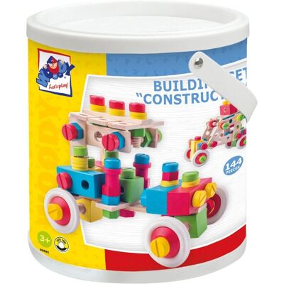 Woodyland 140-teiliges Spielzeug-Baukasten - Robust & Kreativ Woodyland 140-teiliges Spielzeug-Baukasten - Robust & Kreativ