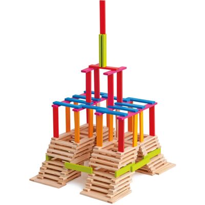 Woodyland Emma Blocs de Construction - Multicolores, 200 pcs - Publicité Woodyland Emma Blocs de Construction - Multicolores, 200 pcs - Publicité