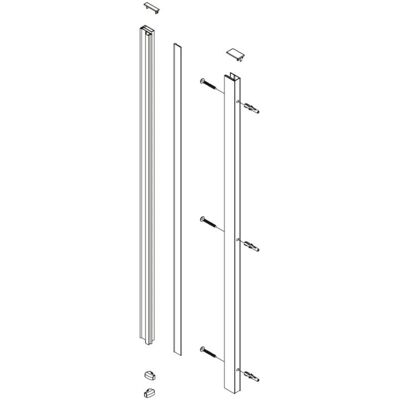 Swiss Aqua Technologies SIKOPROFILSK - 193cm Chrom Duschprofil Swiss Aqua Technologies SIKOPROFILSK - 193cm Chrom Duschprofil