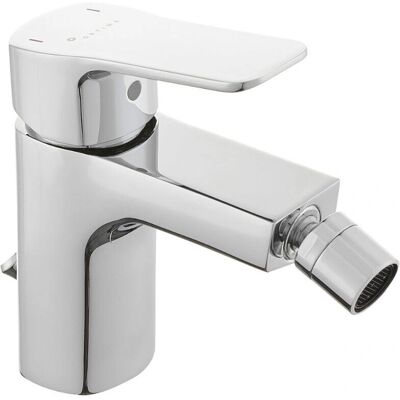 Mezclador de Bidé Cube Way Optima - Cerámica, Latón, Boquilla Giratoria Mezclador de Bidé Cube Way Optima - Cerámica, Latón, Boquilla Giratoria