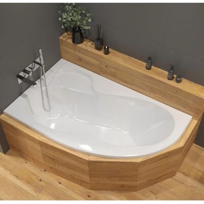 BAñera Asimétrica Laguna Fortuna Plus Blanco de Acrílico - Bañera BAñera Asimétrica Laguna Fortuna Plus Blanco de Acrílico - Bañera