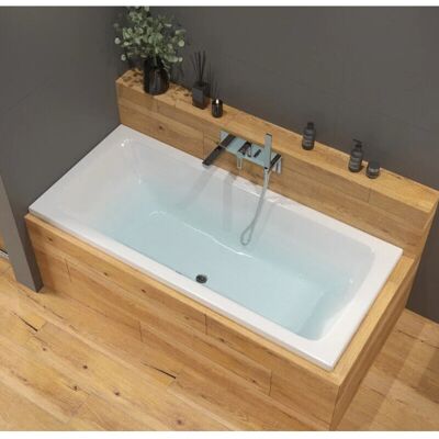 Siko - Bañera rectangular Laguna Nora Plus - Blanco Siko - Bañera rectangular Laguna Nora Plus - Blanco