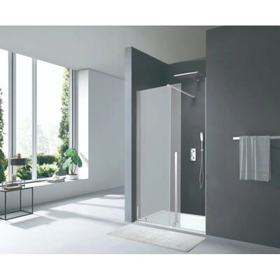 Mampara de ducha corredera X-motion 200x110cm - Antical con perfil cromado Mampara de ducha corredera X-motion 200x110cm - Antical con perfil cromado