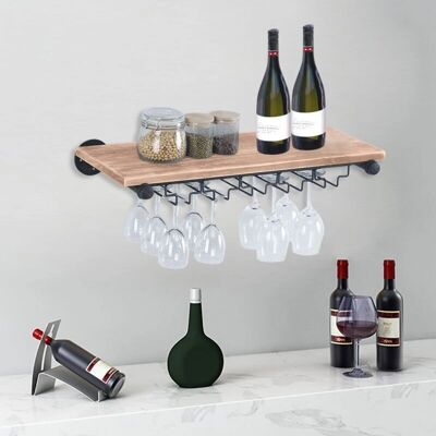 Senderpick - BottleRackWoodWall - Madera de hierro Senderpick - BottleRackWoodWall - Madera de hierro