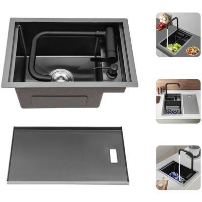 Senderpick - Acero inoxidable de una pieza - Bajo encimera - Fregadero Senderpick - Acero inoxidable de una pieza - Bajo encimera - Fregadero