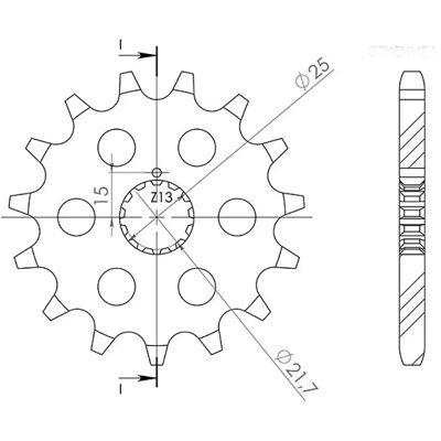 SGR Pignone passo 630 - z 13 denti - Motorcycle Sprocket SGR Pignone passo 630 - z 13 denti - Motorcycle Sprocket