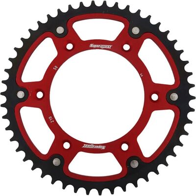 Supersprox Stealth Bi-métal 520 CA212SR 50T Rouge Couronne Supersprox Stealth Bi-métal 520 CA212SR 50T Rouge Couronne