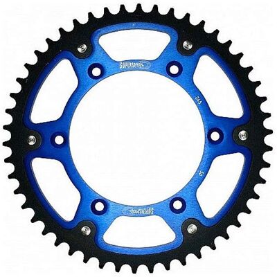 Supersprox Bike Sprocket - 52T Blue - Bike Type Supersprox Bike Sprocket - 52T Blue - Bike Type