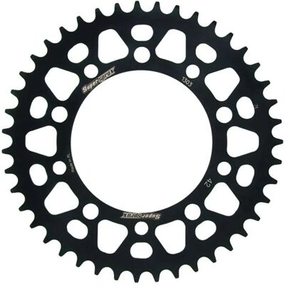 Supersprox Aluminum Sprocket 520 Noir 42T - Motorcycle Sprocket Supersprox Aluminum Sprocket 520 Noir 42T - Motorcycle Sprocket