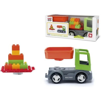 Efko Multigo 1+2 Zestaw Zabawek Budowlanych - Zgodny z LEGO DUPLO Efko Multigo 1+2 Zestaw Zabawek Budowlanych - Zgodny z LEGO DUPLO