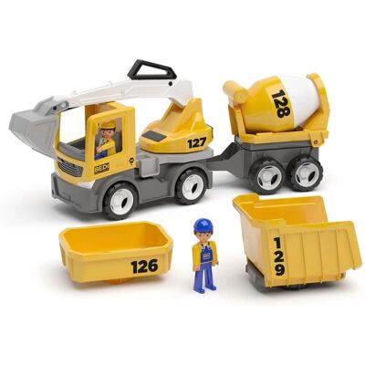 Sada Efco Na Stavbu s Vozidly a Figurky Sada Efco Na Stavbu s Vozidly a Figurky