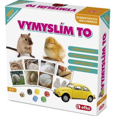 Efko Vymyslím to - Edukativní soubor her - Montessori inspirováno Efko Vymyslím to - Edukativní soubor her - Montessori inspirováno