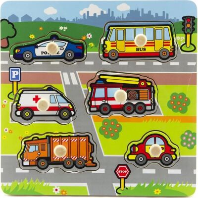 Teddies Meine Ersten Autos Holzpuzzle - Lernspielzeug für Kleinkinder Teddies Meine Ersten Autos Holzpuzzle - Lernspielzeug für Kleinkinder