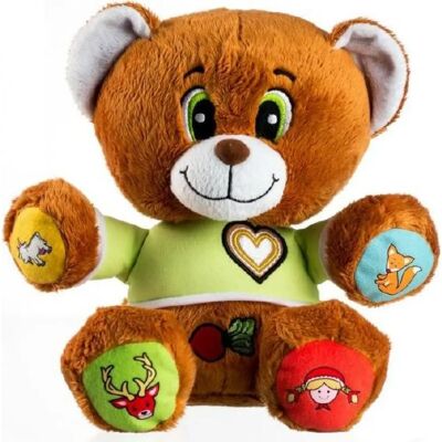 Teddies Vojtík Plyšová hračka s pohádkami - Plyšák Teddies Vojtík Plyšová hračka s pohádkami - Plyšák
